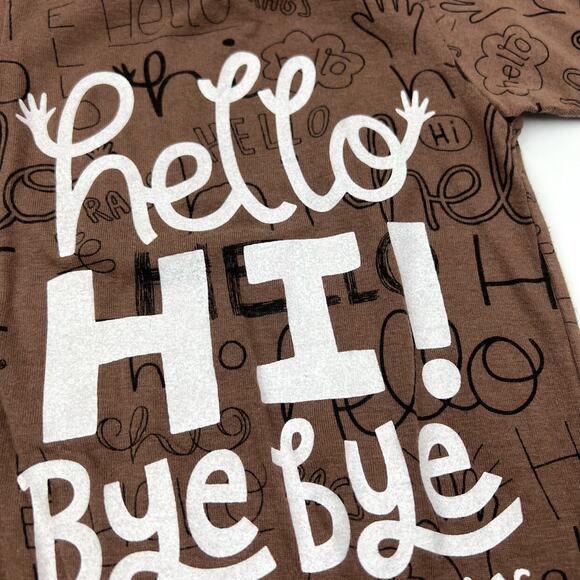 Rags Hello Hi! Bye Bye Romper - Picture 3 of 5